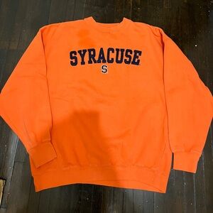 Spell Out Syracuse Orange Men's Crewneck Sweater Sz XL excellent condition
